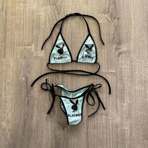 playboy string bikini set